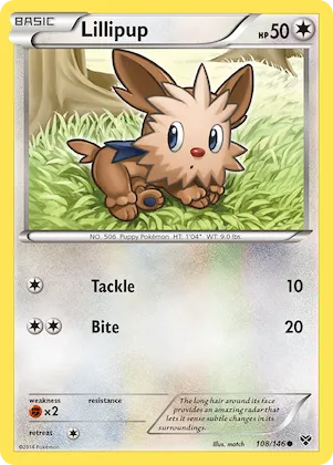 Lillipup #108 – XY Base Set