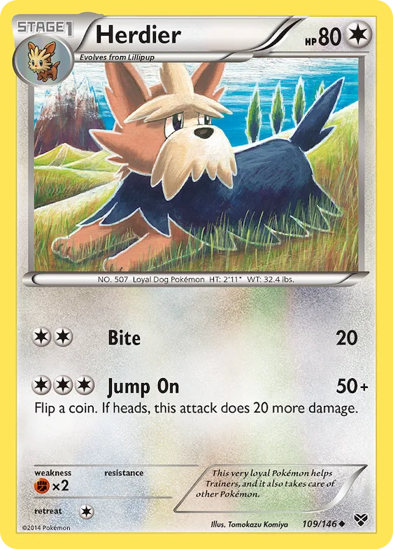 Herdier #109 – XY Base Set
