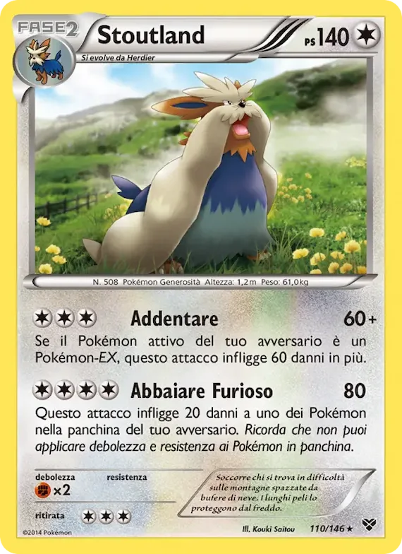 Stoutland 110 – XY