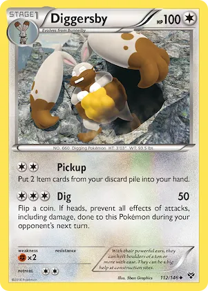 Diggersby #112 – XY Base Set