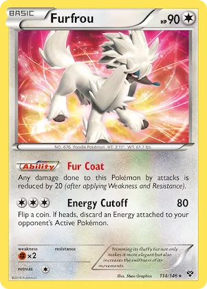Furfrou #114 – XY Base Set