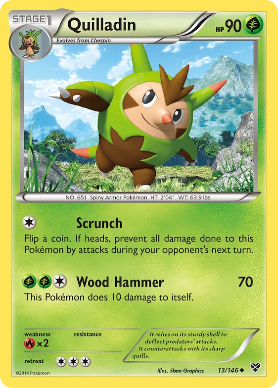 Quilladin #13 – XY Base Set