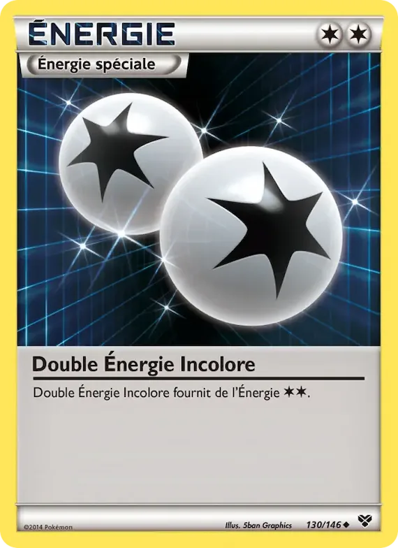 Double Énergie Incolore 130 – XY