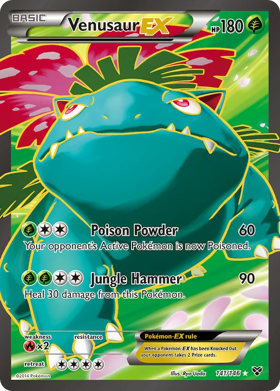 Venusaur-EX #141 – XY Base Set