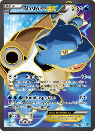 Blastoise EX 142 – XY
