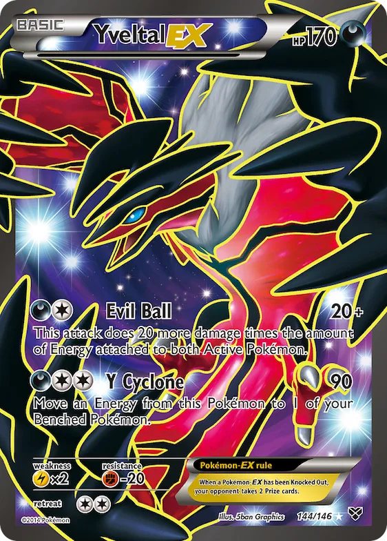 Yveltal-EX #144 – XY Base Set