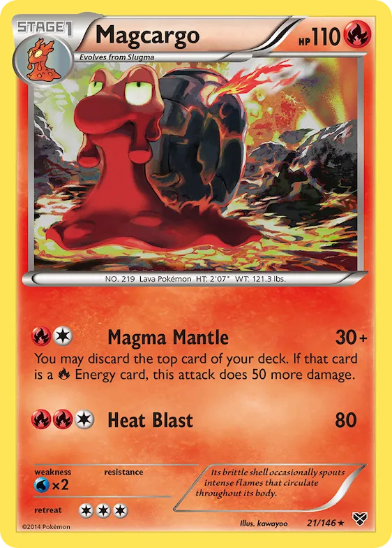 Magcargo #21 – XY Base Set