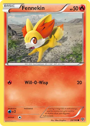 Fennekin #24 – XY Base Set