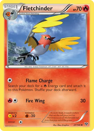 Fletchinder #27 – XY Base Set