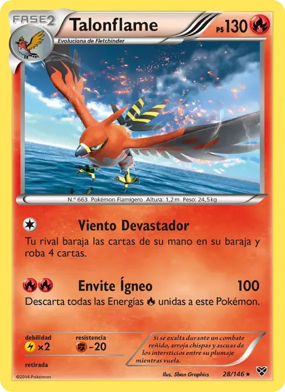 Talonflame 28 – XY