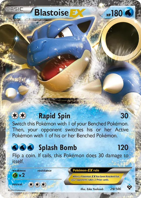 Blastoise-EX #29 – XY Base Set