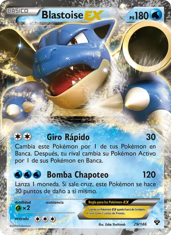 Blastoise EX 29 – XY