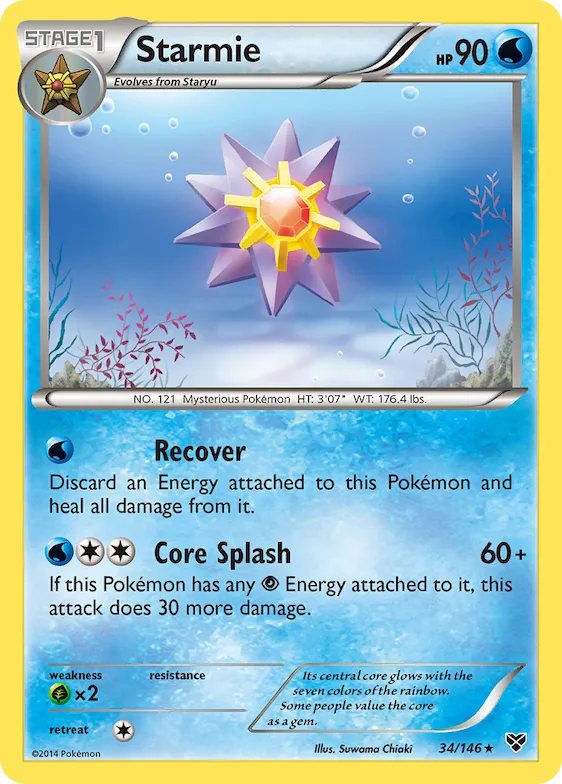 Starmie #34 – XY Base Set
