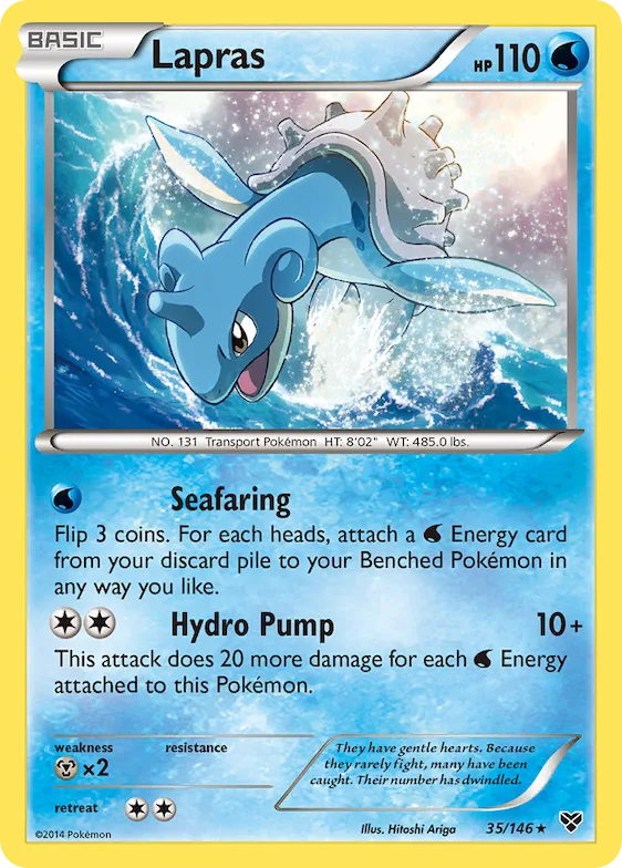 Lapras #35 – XY Base Set
