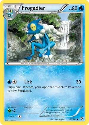 Frogadier #40 – XY Base Set
