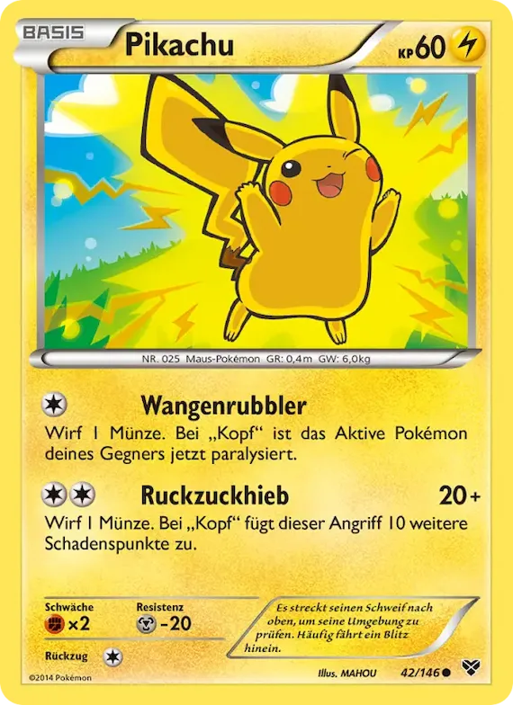 Pikachu 42 – XY