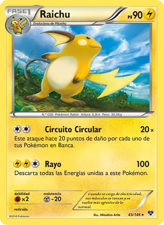 Raichu 43 – XY