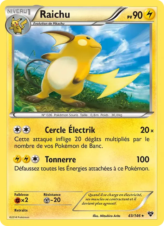 Raichu 43 – XY