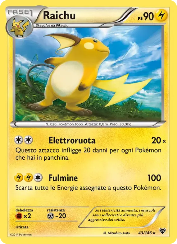 Raichu 43 – XY