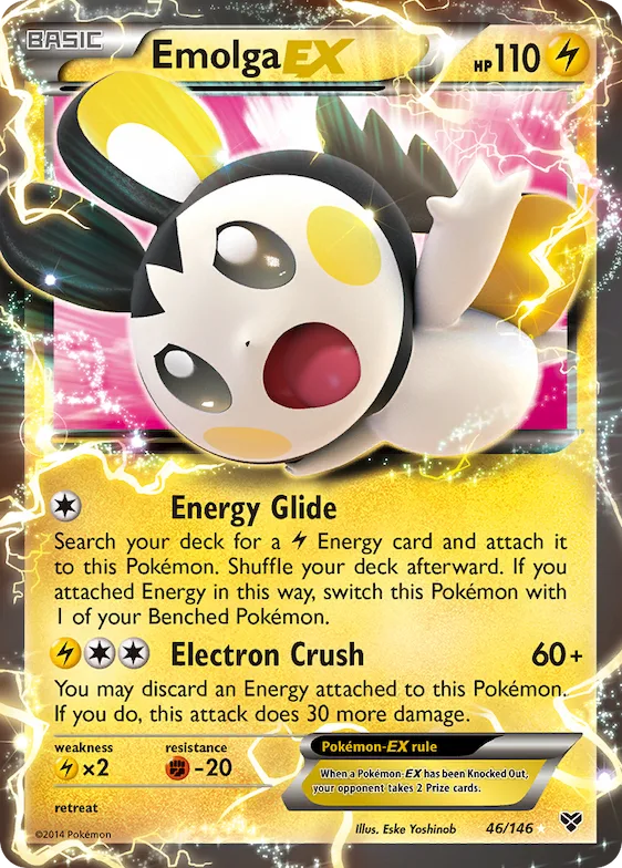 Emolga-EX #46 – XY Base Set