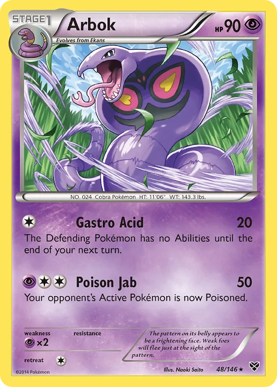 Arbok #48 – XY Base Set