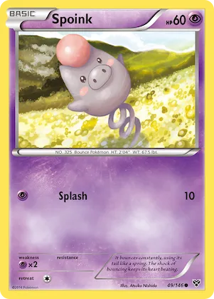 Spoink #49 – XY Base Set