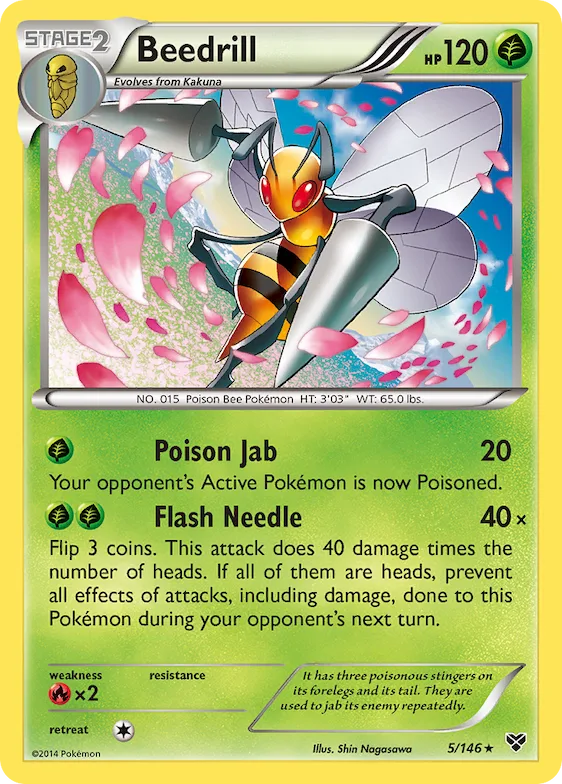 Beedrill #5 – XY Base Set