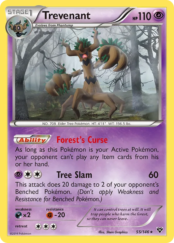 Trevenant #55 – XY Base Set