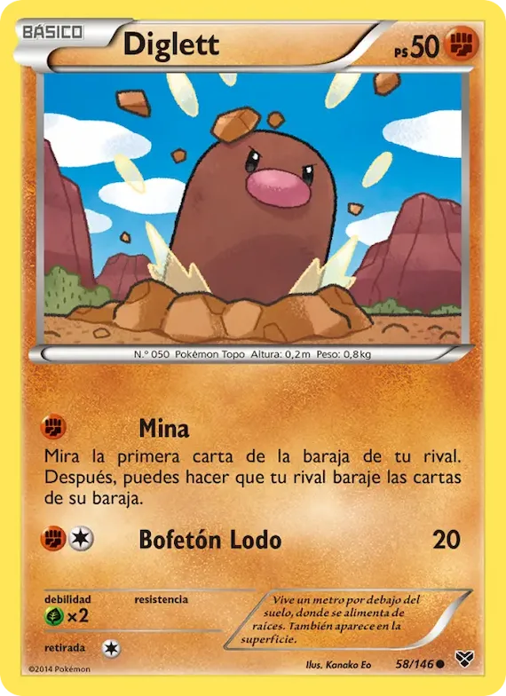 Diglett 58 – XY