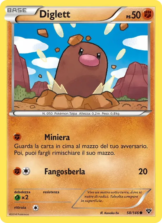 Diglett 58 – XY