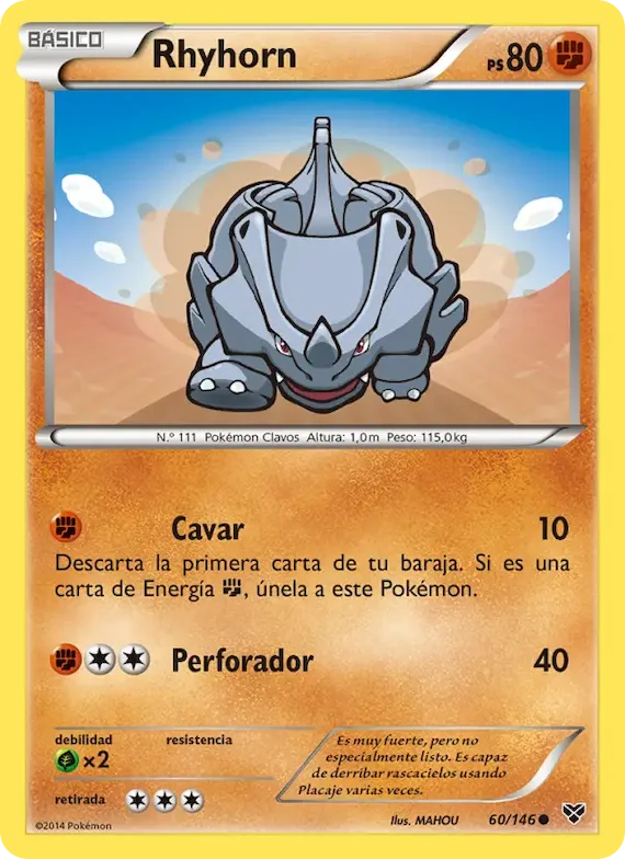 Rhyhorn 60 – XY
