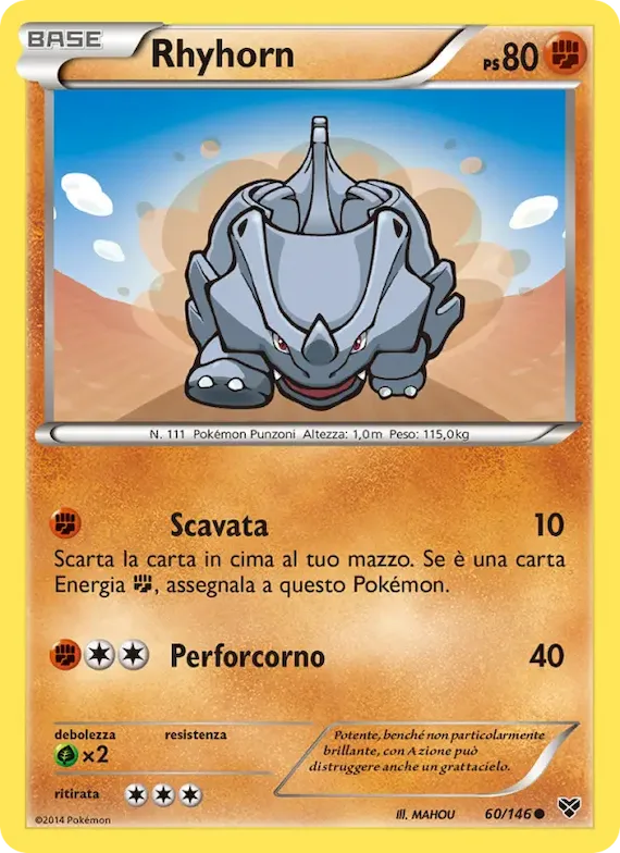 Rhyhorn 60 – XY