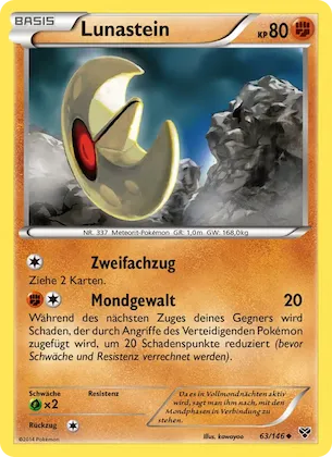 Lunastein Nr. 63 – XY
