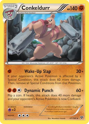 Conkeldurr #67 – XY Base Set