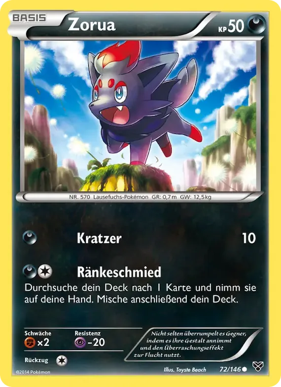 Zorua 72 – XY