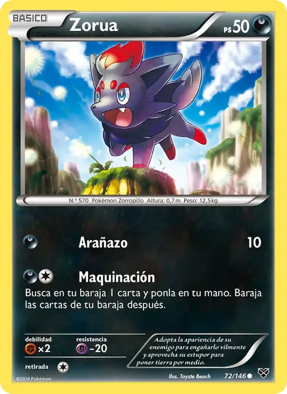 Zorua 72 – XY