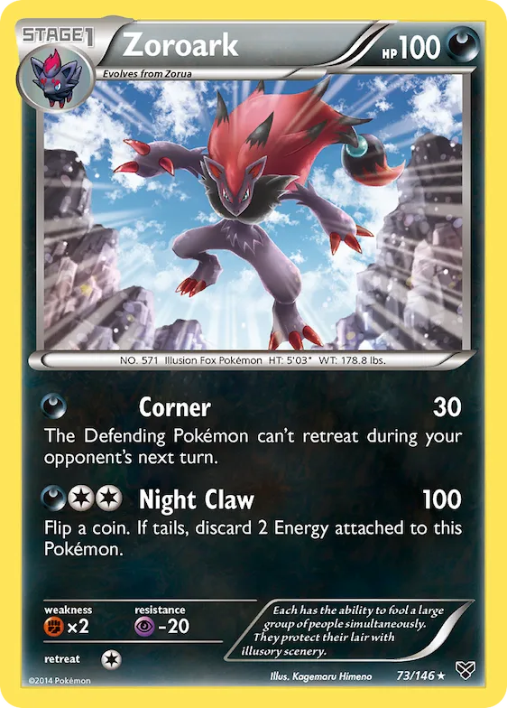 Zoroark #73 – XY Base Set