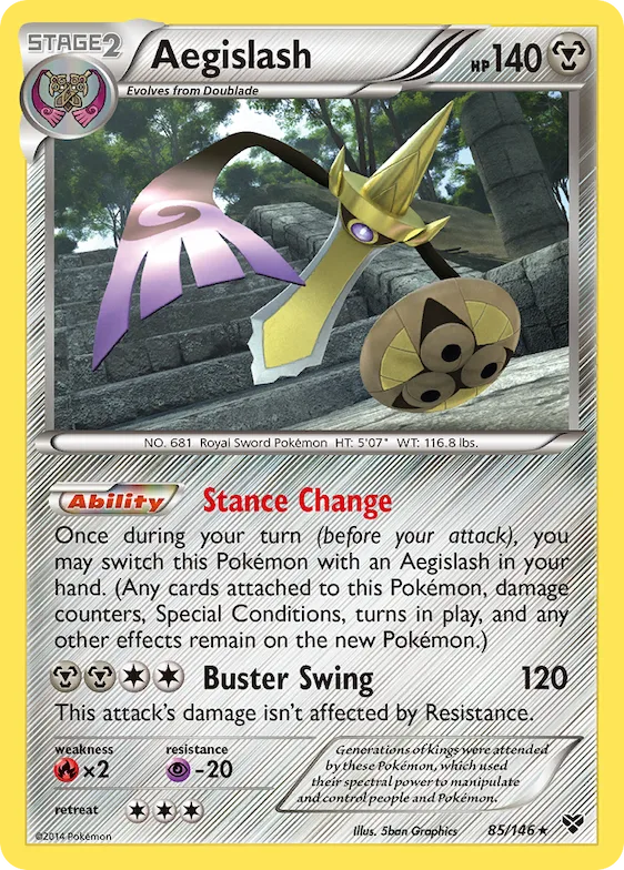 Aegislash #85 – XY Base Set