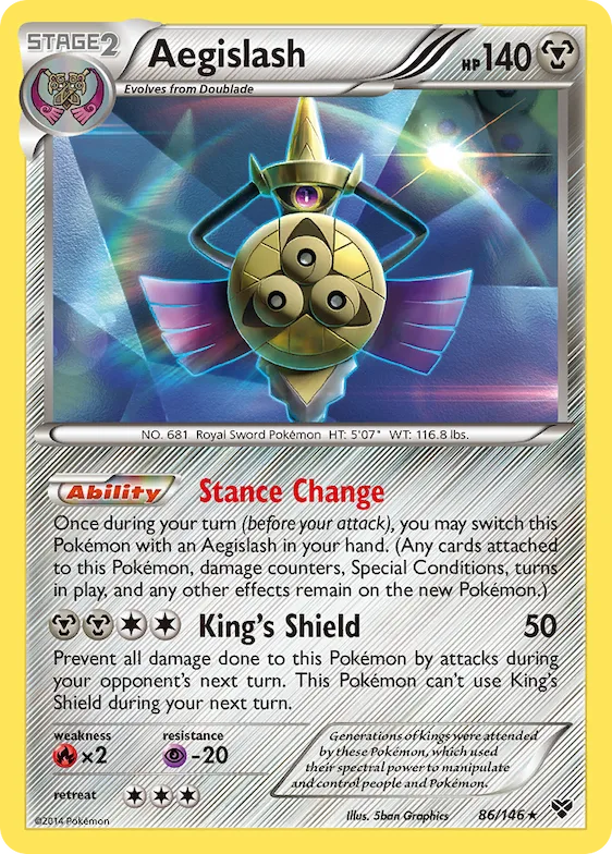 Aegislash #86 – XY Base Set