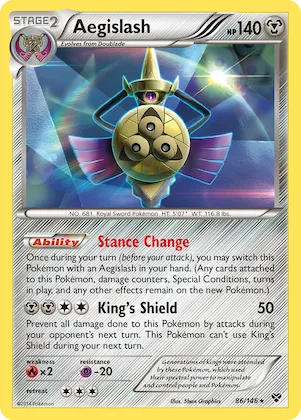 Aegislash #86 – XY Base Set