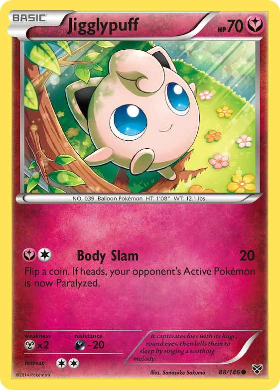 Jigglypuff #88 – XY Base Set