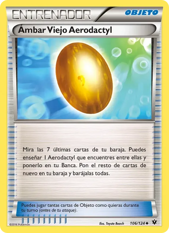 Ámbar Viejo Aerodactyl 106 – Destinos Enfrentados