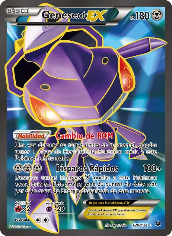 Genesect EX 120 – Destinos Enfrentados