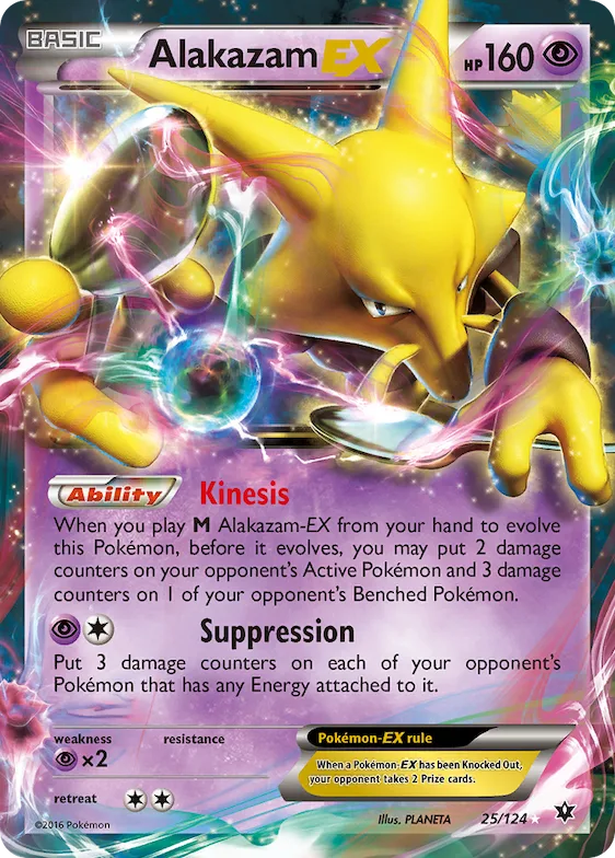 Alakazam-EX #25 – Fates Collide