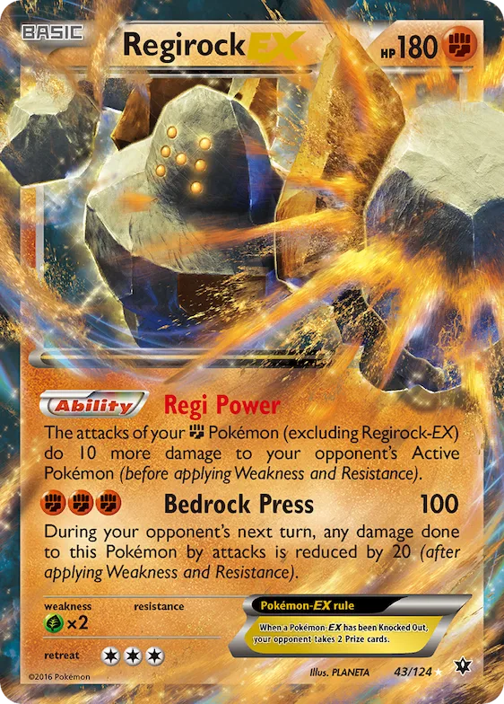 Regirock-EX #43 – Fates Collide