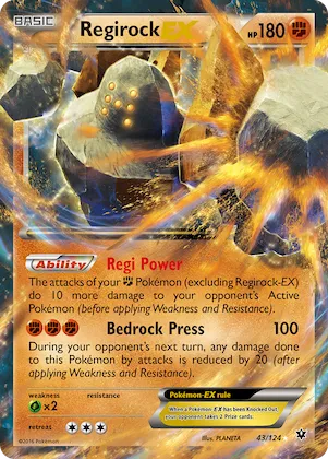 Regirock-EX #43 – Fates Collide