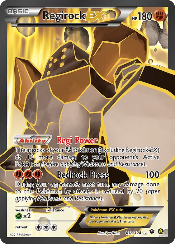 Regirock-EX #43a – Fates Collide
