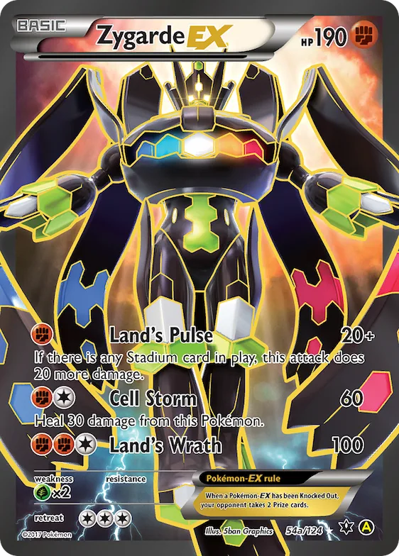 Zygarde-EX #54a – Fates Collide