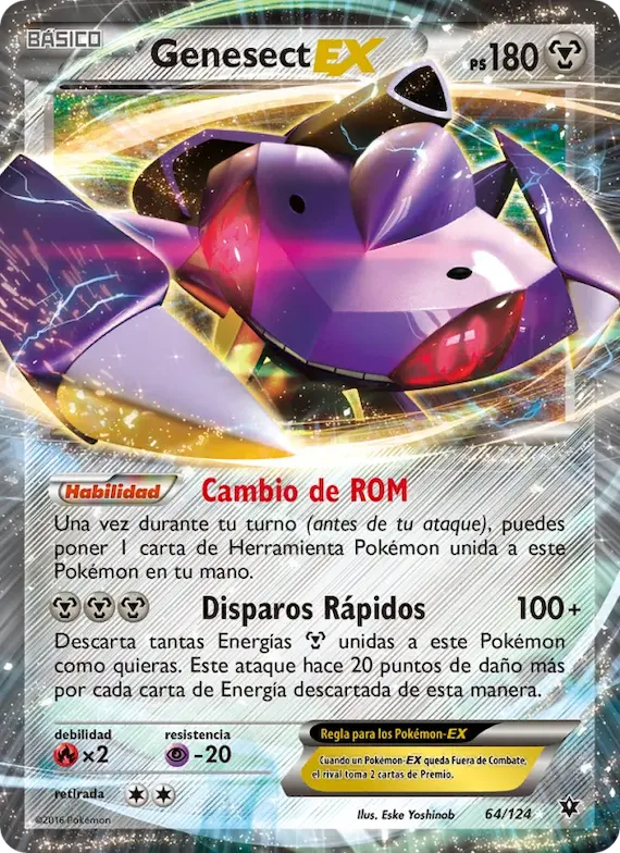 Genesect EX 64 – Destinos Enfrentados