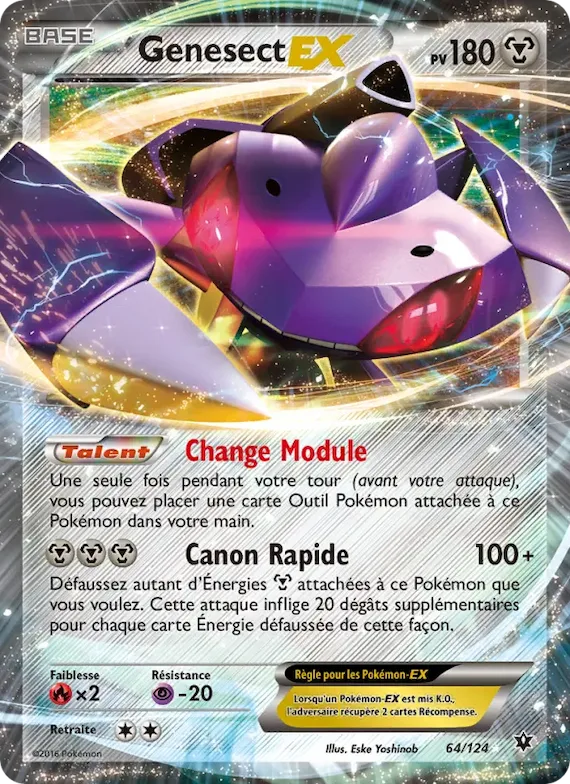 Genesect EX 64 – Impact des Destins